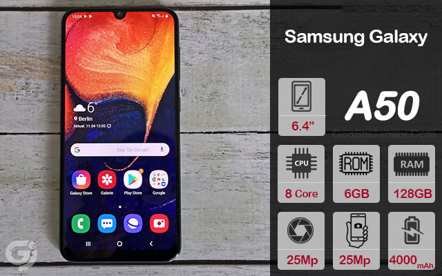 گوشی موبایل سامسونگ مدل Galaxy A50