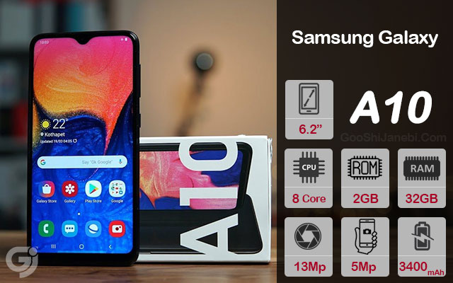 گوشی موبایل سامسونگ مدل Galaxy A10