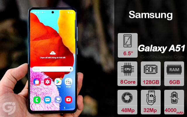 گوشی موبایل سامسونگ مدل Galaxy A51