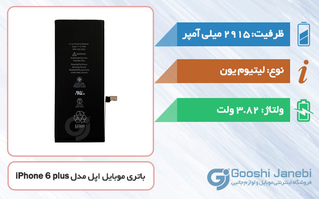 باتری گوشی اپل iPhone 6 Plus