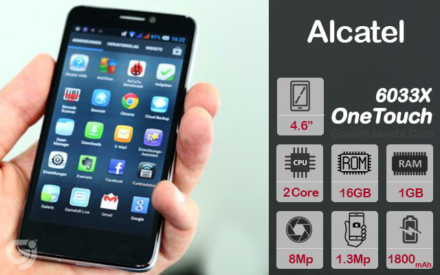گوشی موبایل آلکاتل مدل OneTouch 6033X