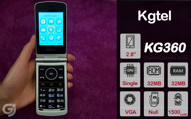 گوشی تاشو ساده Kgtel مدل KG360