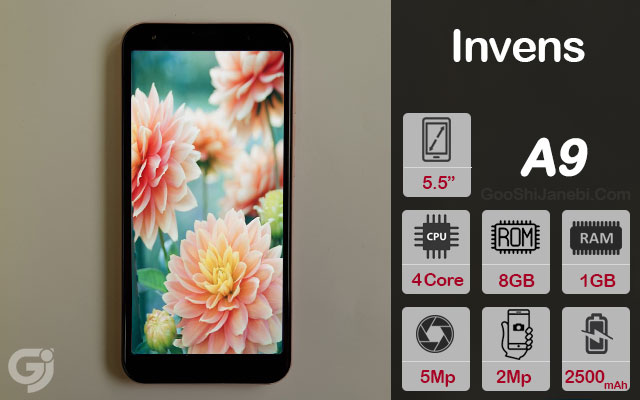 گوشی موبایل Invens مدل A9 دو سیم کارت