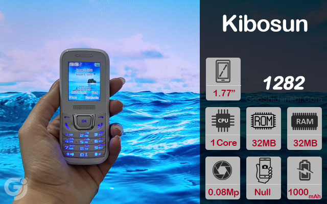 گوشی موبایل ساده Kibosun مدل 1282 دو سیم کارت
