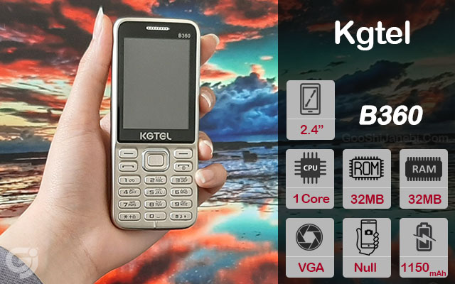 گوشی ساده Kgtel مدل B360 دو سیم کارت