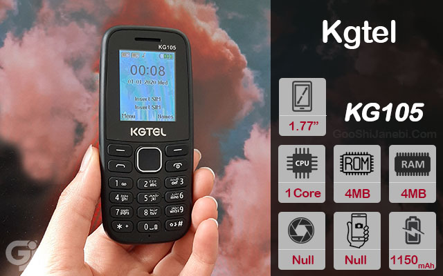 گوشی ساده Kgtel مدل KG105 دو سیم کارت