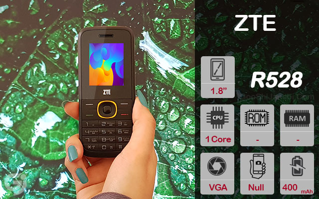 گوشی موبایل ساده ZTE مدل R528 دو سیم کارت