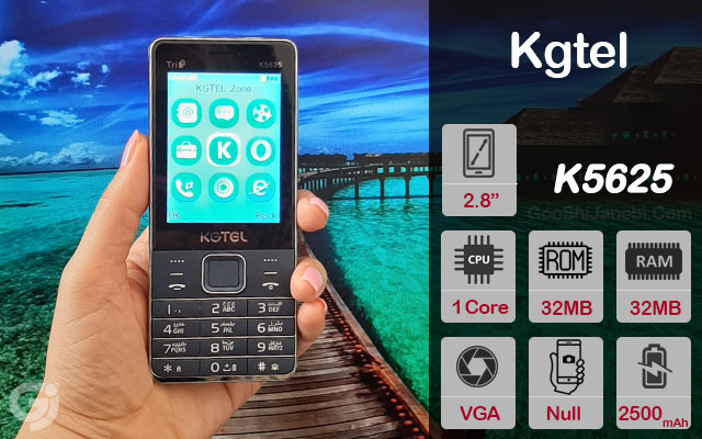 گوشی ساده Kgtel مدل K5625 سه سیم کارت