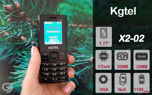 گوشی ساده Kgtel مدل X2-02 دو سیم کارت