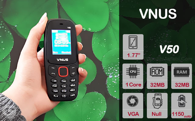 گوشی موبایل ساده ونوس مدل V50