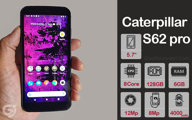 گوشی موبایل کاترپیلار مدل S62 pro دو سیم کارت