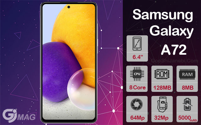 گوشی سامسونگ Galaxy A72