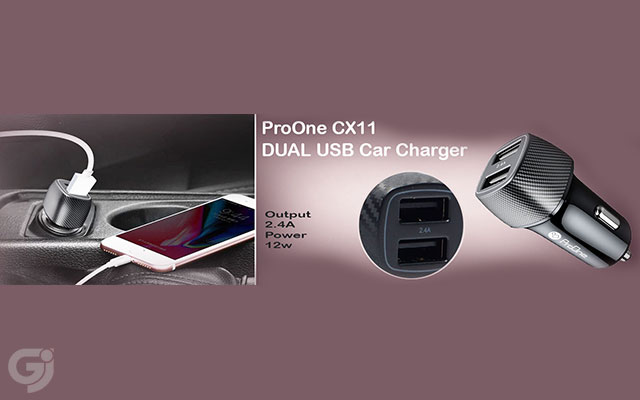 Proone Car Charger Model PCG10 (CX11)