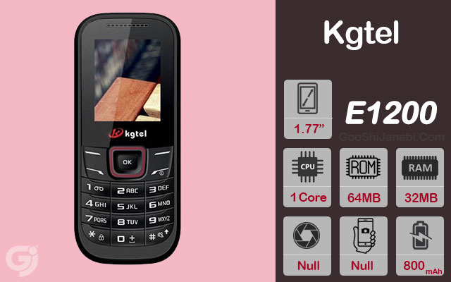 گوشی ساده Kgtel مدل E1200 دو سیم کارت