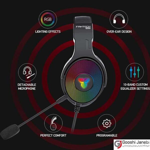 خرید هدفون گیمینگ  FUSION HG22 RGB - Image 3