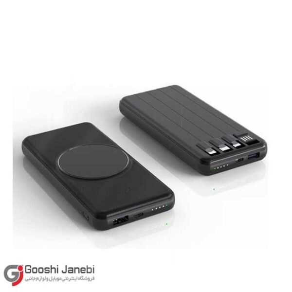 پاوربانک وایرلس کی پی جی مدل WP-16 باظرفیت 10000 میلی آمپر - Image 2